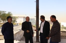 بازدید بخشدار تهران از طرح های عمرانی روستای مسگرآباد